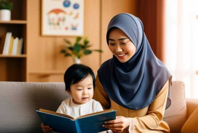 IBU BAPA memainkan peranan amat penting dalam mendidik anak-anak mengikut kesesuaian zaman mereka. Foto Canva