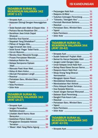 NOTA MY QURANTIME JUZ 18 NOTA MY QURANTIME JUZ 18