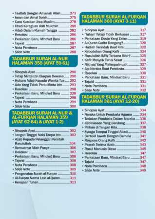 NOTA MY QURANTIME JUZ 18 NOTA MY QURANTIME JUZ 18